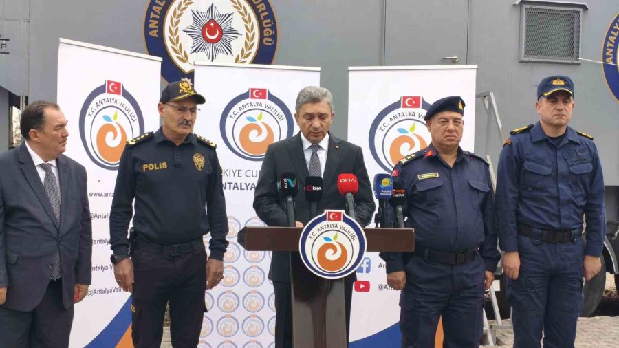 Antalya Valisi Hulusi Şahin: "uyuşturucuya Talep Olduğu Müddetçe Her Zaman Arz Filizlenir"