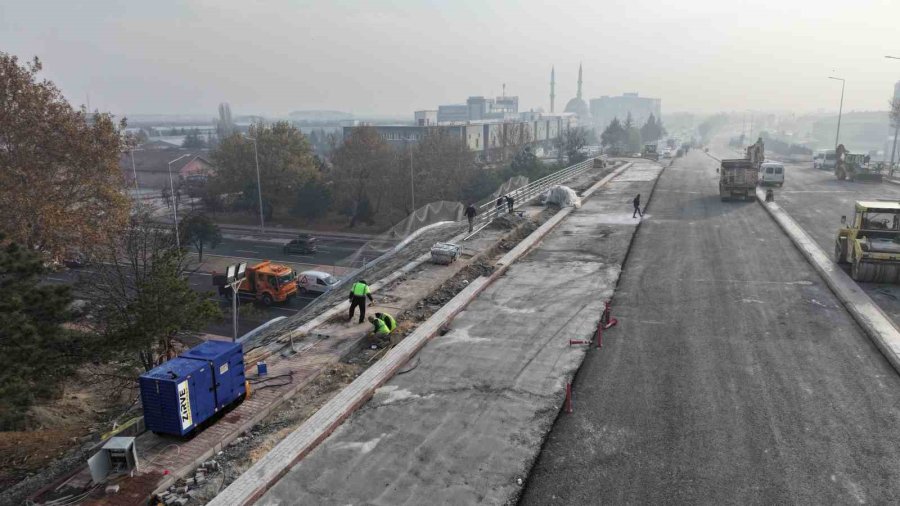 Başkan Altay: "marangozlar Köprülü Kavşağı İnşaatında Sona Yaklaştık"