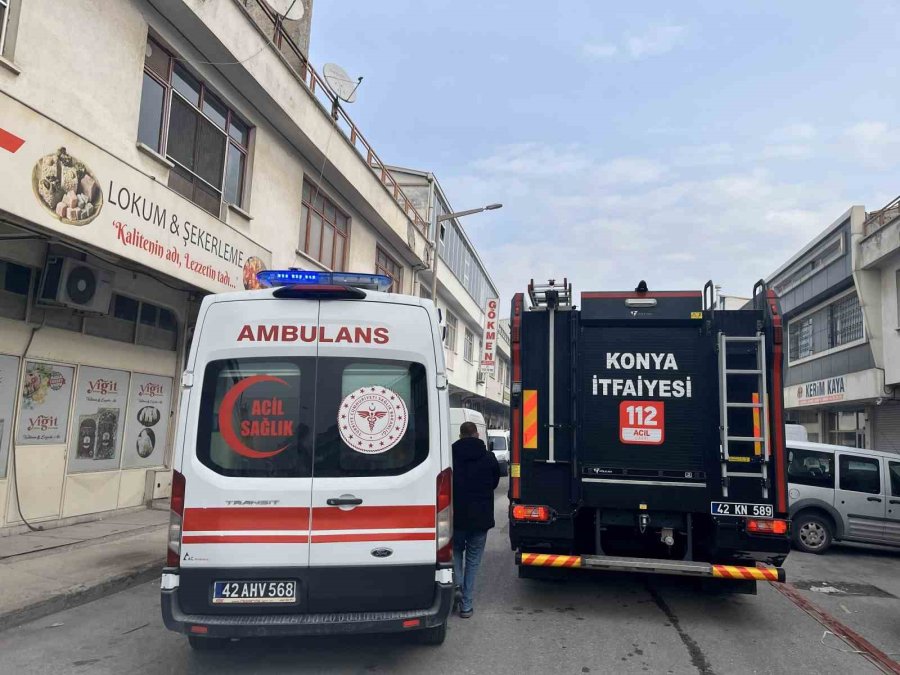 Konya’da Şeker İmalathanesinin Kazan Dairesinde Yangın Paniği