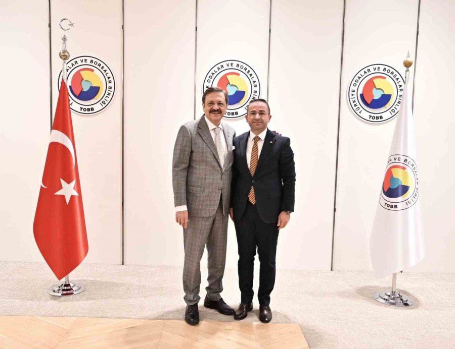 Başkan Güngör, Başkan Hisarcıklıoğlu’na Dosya Sundu