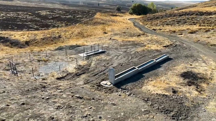 Niğde’de Meralara Yeni Hayvan İçme Suyu Alanı Kazandırıldı