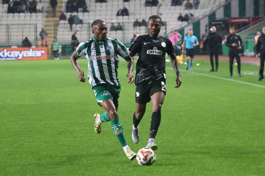 Trendyol Süper Lig: Konyaspor: 1 - Çaykur Rizespor: 1 (maç Sonucu)