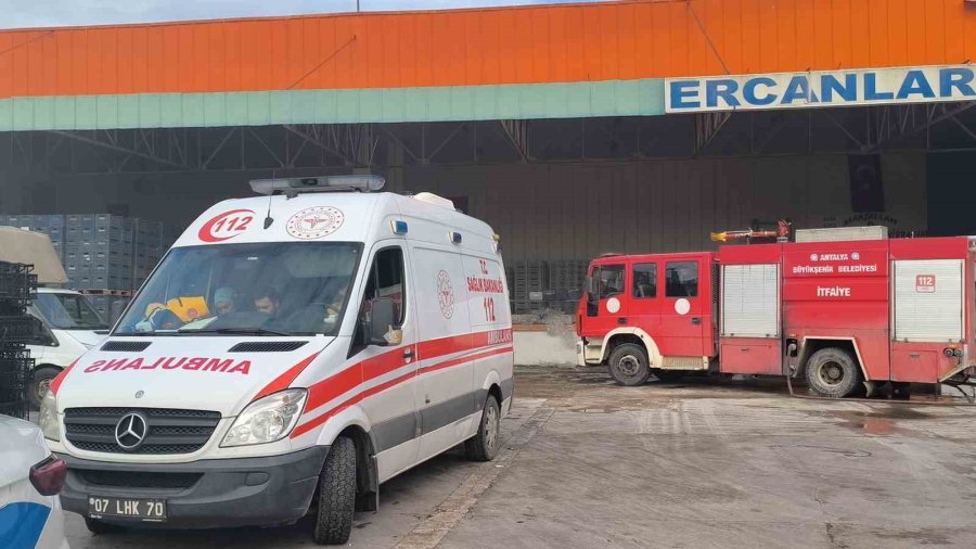 Soğuk Hava Deposundaki Yangın Paniğe Neden Oldu