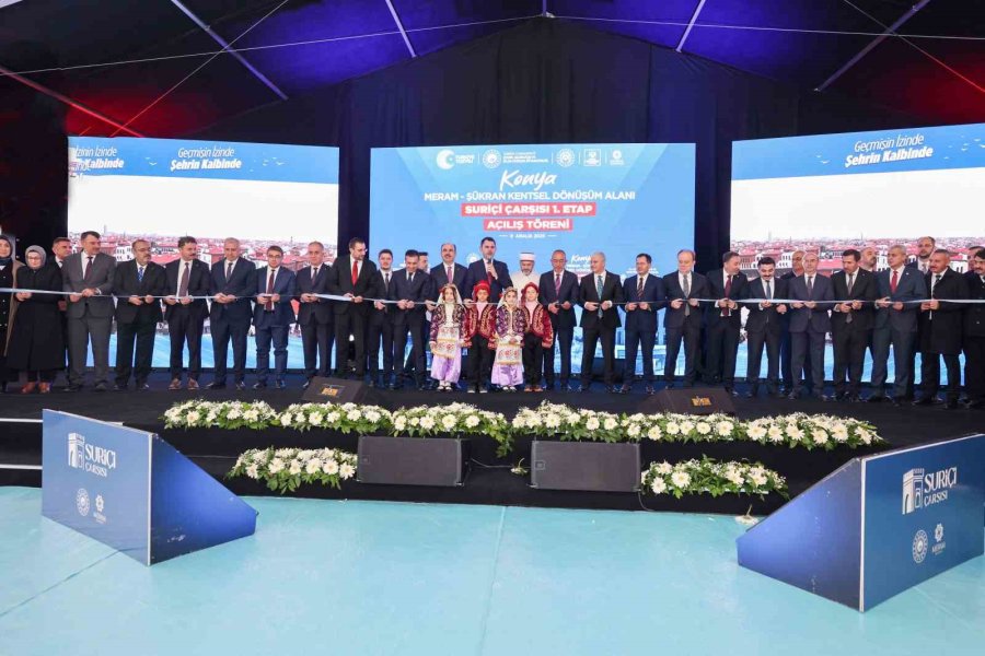 Bakan Kurum, Suriçi Çarşısı Birinci Etabın Açılışını Yaptı: "bu Proje Bir Vizyon Eseridir, Bir Medeniyet İddiasıdır"