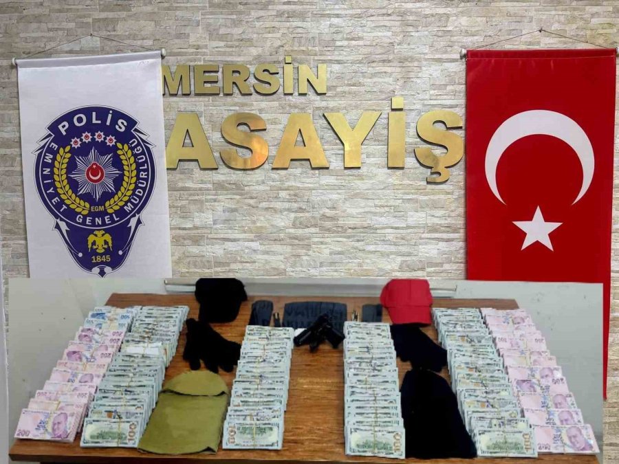 Mersin’deki Yaklaşık 900 Bin Dolarlık Gasp Zanlıları Adana’da Yakalandı