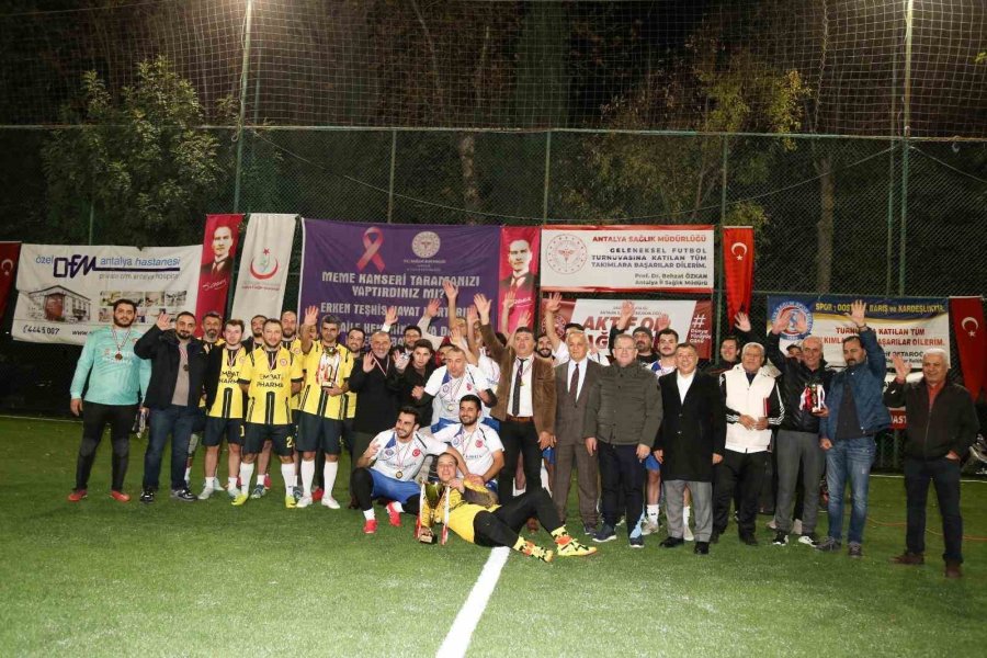 Antalya Sağlıkspor, 24. Geleneksel Futbol Turnuvası’nın Şampiyonu Oldu