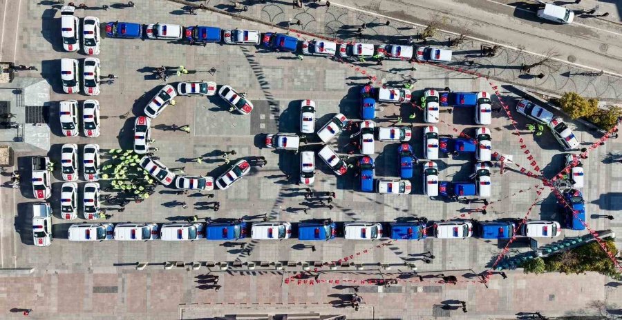 Aksaray’da Emniyet Ve Jandarma Araç Filosuna 118 Yeni Araç Katıldı