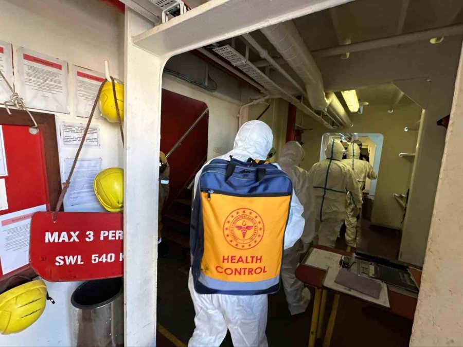 Antalya Limanı’nda Uluslararası Salgın Tatbikatı