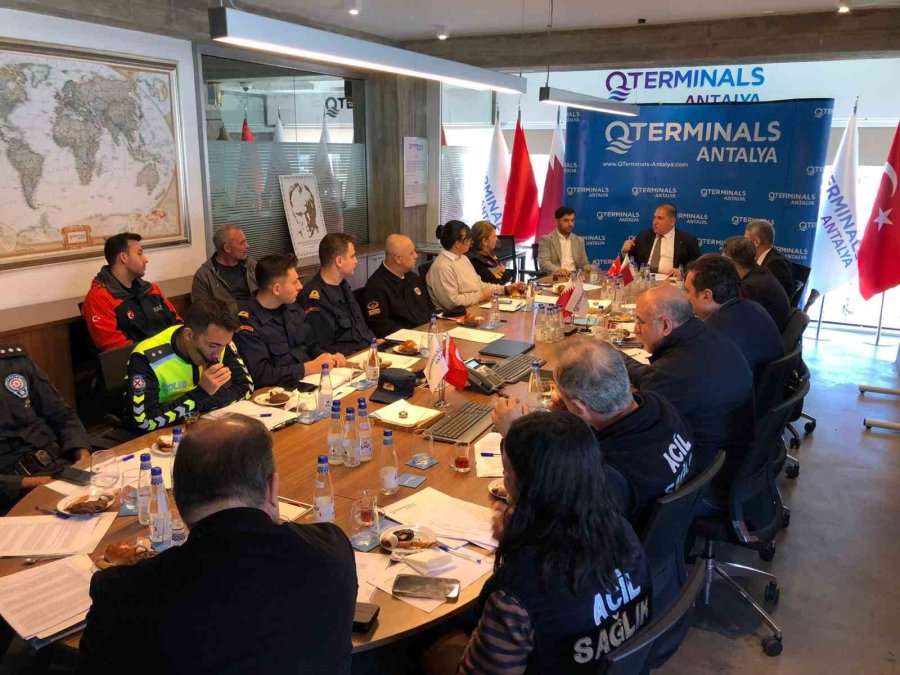 Antalya Limanı’nda Uluslararası Salgın Tatbikatı