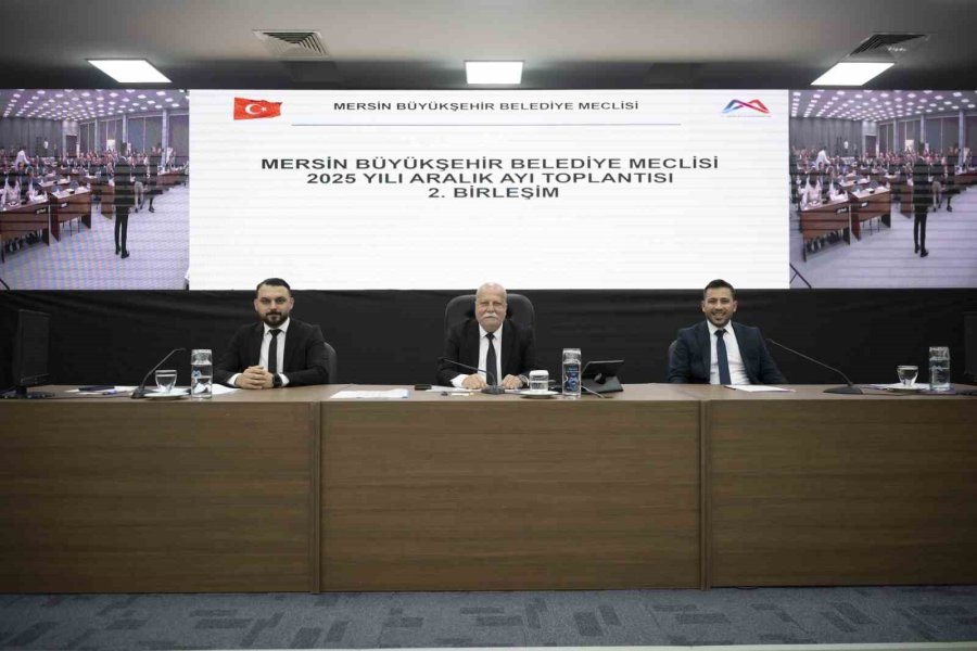 Mersin Büyükşehir Belediye Meclisinde 20 Madde Görüşüldü