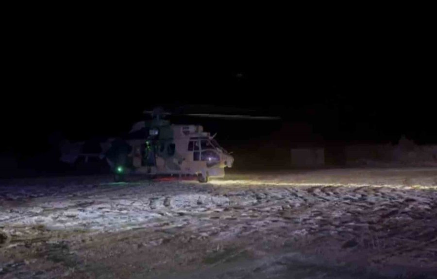 Hasan Dağı’nda Mahsur Kalan Öğrenciler Helikopterle Kurtarıldı