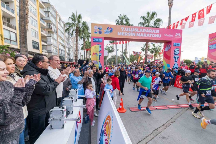 7. Uluslararası Mersin Maratonu Başladı