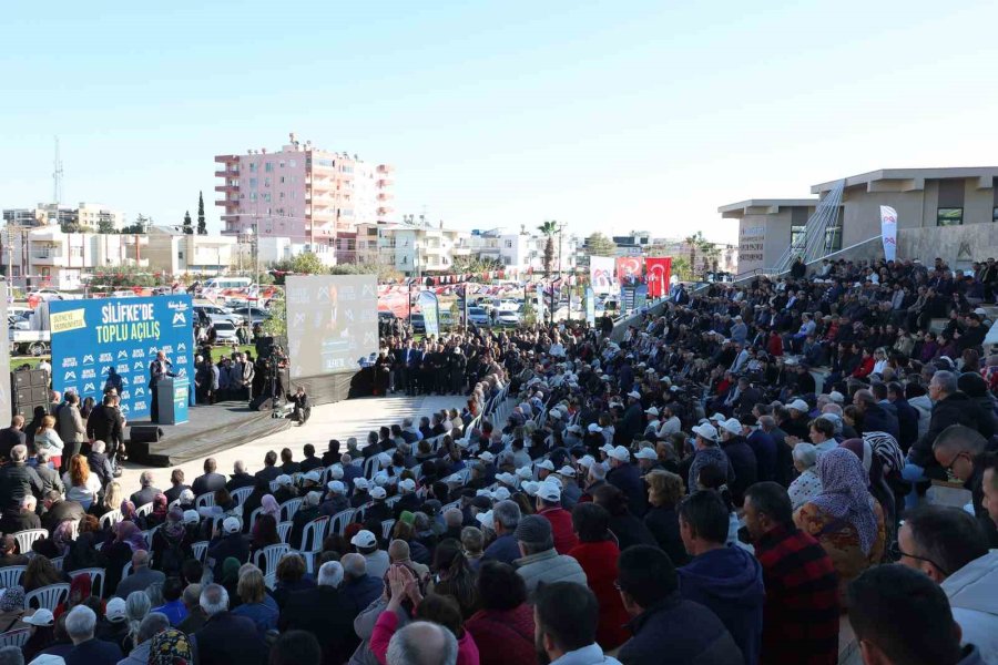 Silifke’de 3 Projenin Toplu Açılışı Yapıldı