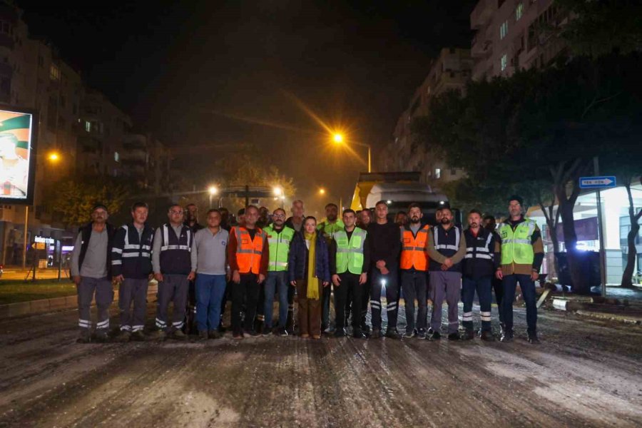 100. Yıl Bulvarı’nda Asfalt Çalışmasının İlk Etabı Tamamlandı