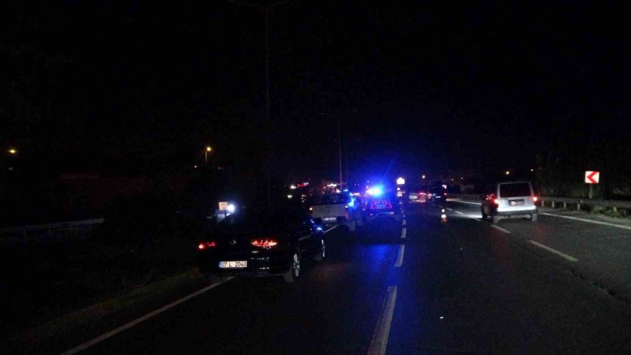 Ağıldan Kaçan İnek, Araçların Çarpması Sonucu Telef Oldu