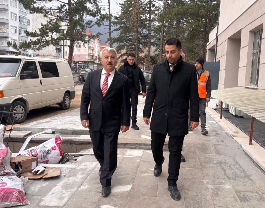 Akşehir’de Yeni İlçe Sağlık Binasında Sona Doğru