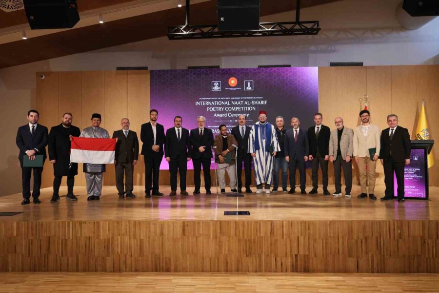 Konya Büyükşehir’in Desteklediği "uluslararası Naat-ı Şerif Yarışması"nda Ödüller Sahiplerini Buldu