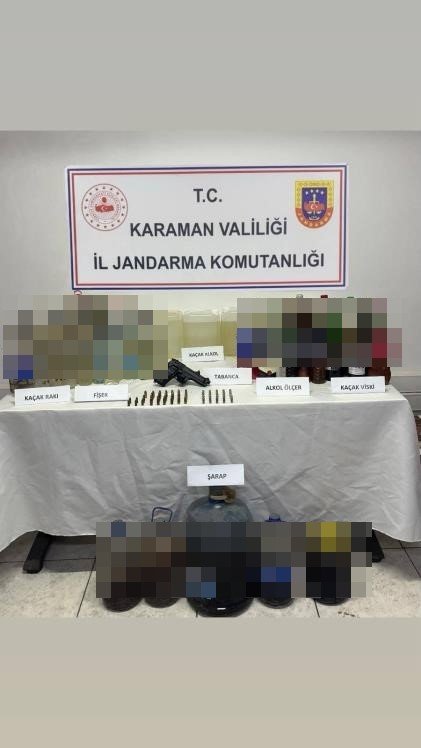 Jandarma’dan Yeni Yıl Öncesi Kaçak Alkol Operasyonu: 2 Gözaltı