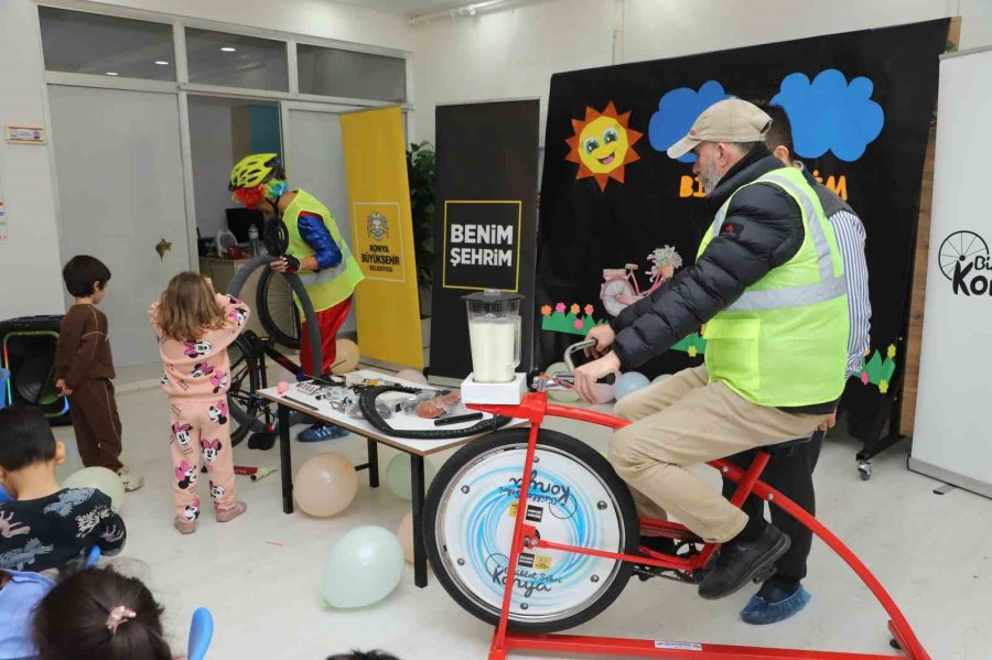 Büyükşehir, Avrupa Bisiklet Başkenti Konya’da Anaokullarında Bisiklet Etkinlikleri Başlattı
