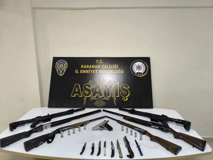 Karaman’da 2 Bin 721 Adet Sentetik Hap Ele Geçirildi: 4 Tutuklama