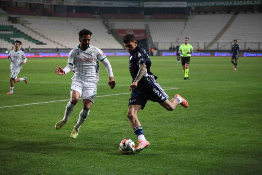 Ziraat Türkiye Kupası: Konyaspor: 1 - Antalyaspor: 0 (ilk Yarı)