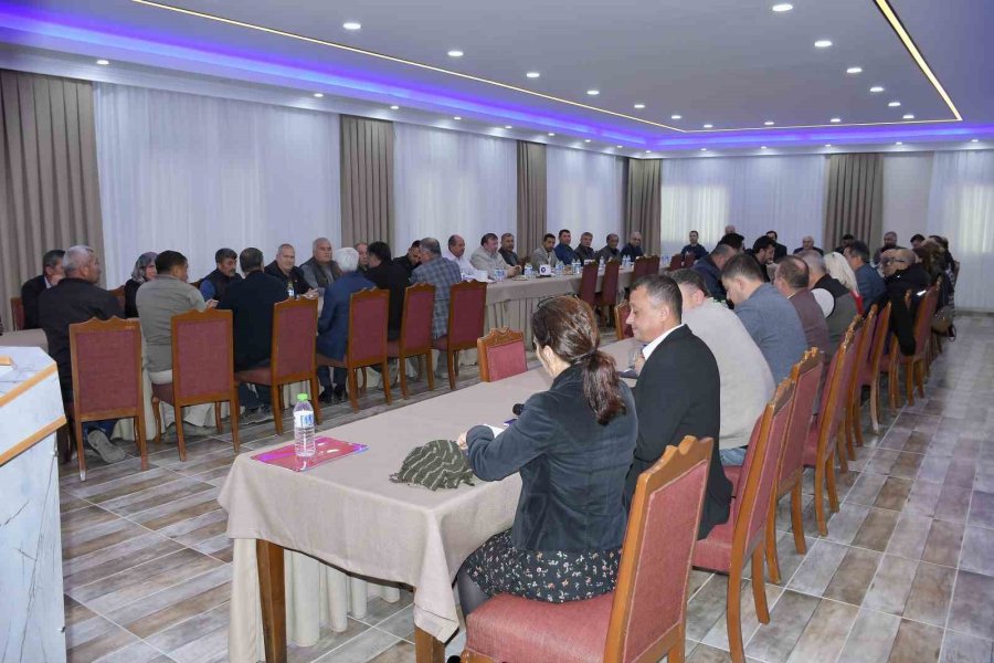 Bozyazı’da Muhtarlarla İstişare Toplantısı