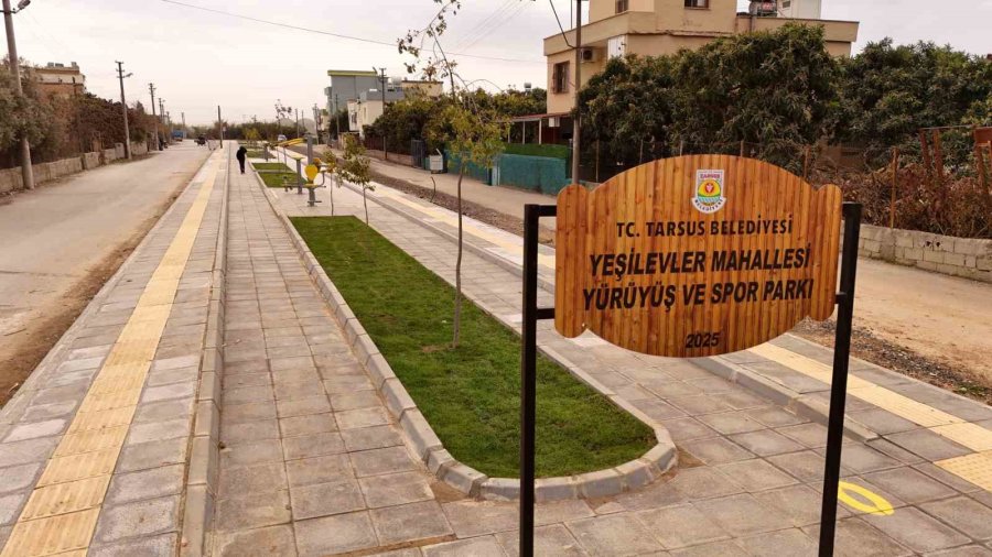 Tarsus Belediyesinden Yeşilevler’e Modern Spor Parkı