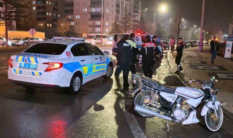 Polisten Kaçan Motosiklet Sürücüsüne 82 Bin Lira Ceza