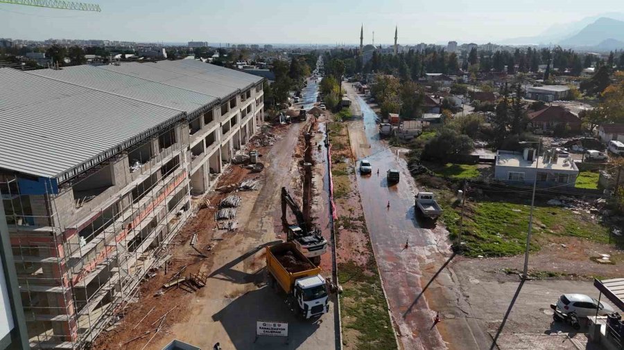 Asat’tan Akdeniz Sanayi Sitesi Bölgesine Yeni Kanalizasyon Yatırımı