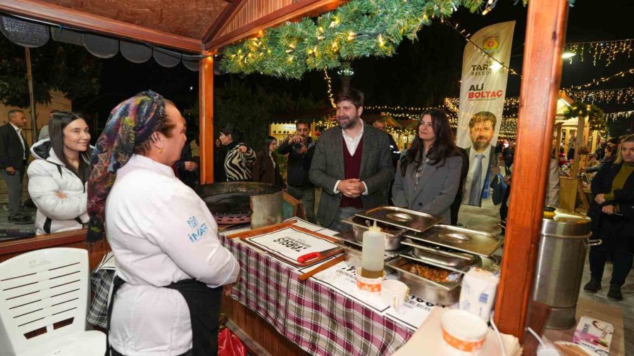 Tarsus’ta Yılbaşı Pazarları Kapılarını Açtı