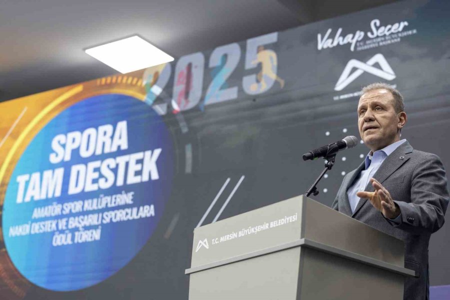Mersin Büyükşehir Belediyesinden Spora 20 Milyon 781 Bin Tl’lik Destek