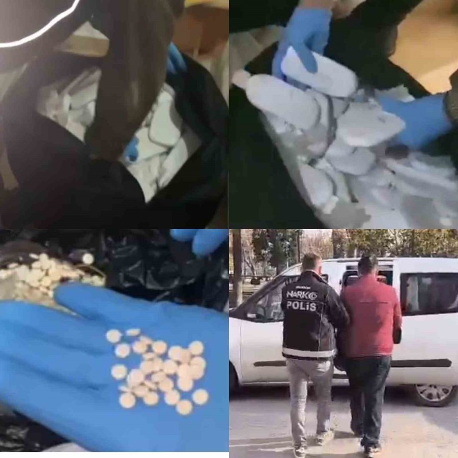 Mersin Polisinden Mit Destekli Operasyon: 33 Milyonluk Uyuşturucu Ele Geçirildi