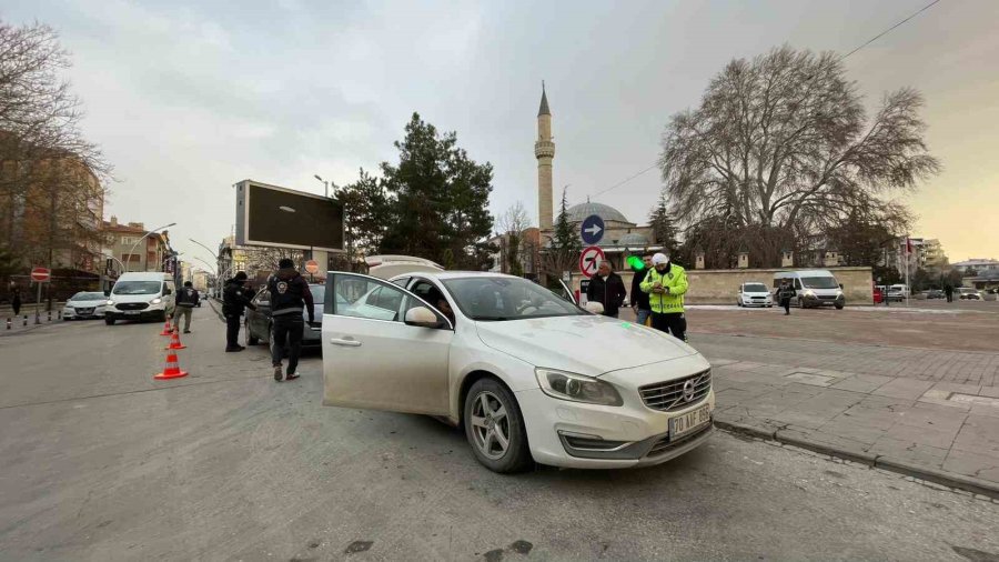 Karaman Polisi Yılbaşı Öncesi Denetimlerini Arttırdı
