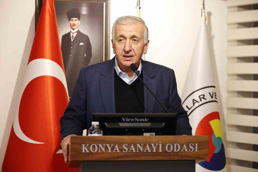 Büyükeğen: "konya Sanayisi Tüm Zorluklara Rağmen Üretimden Kopmadı"