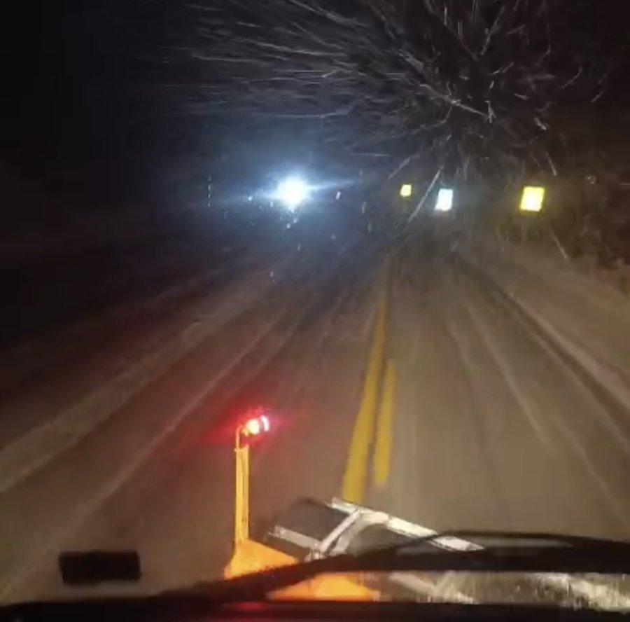 Antalya-konya Karayolunda Kar Yağışı Başladı