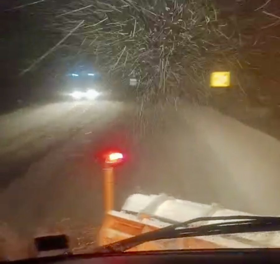 Antalya-konya Karayolunda Kar Yağışı Başladı