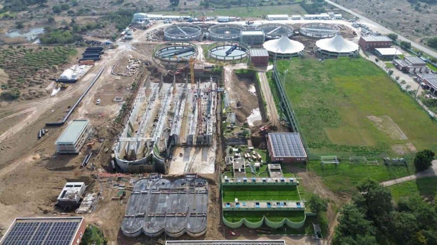 Lara Atıksu Arıtma Tesisi’nde Kapasite Arttırma Çalışmaları Hızla Devam Ediyor