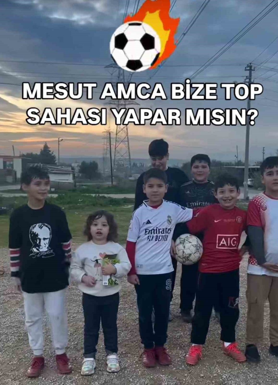 Çocukların Videolu Halı Saha Çağrısına Başkan Kocagöz’den Yeşil Işık