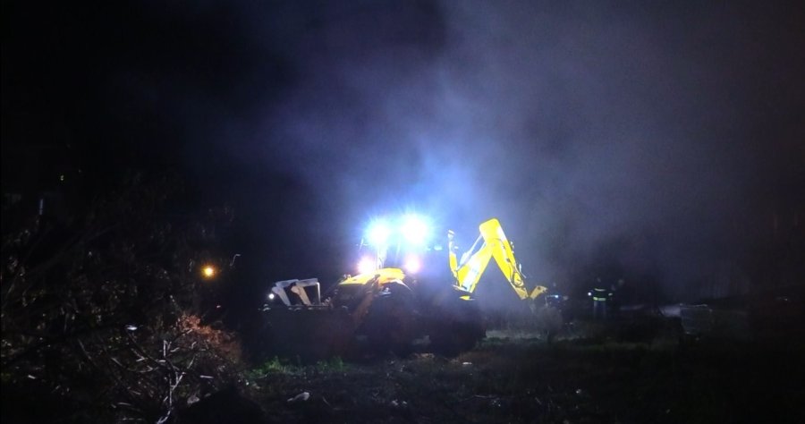 Alanya’da Klima Deposu Alevlere Teslim Oldu