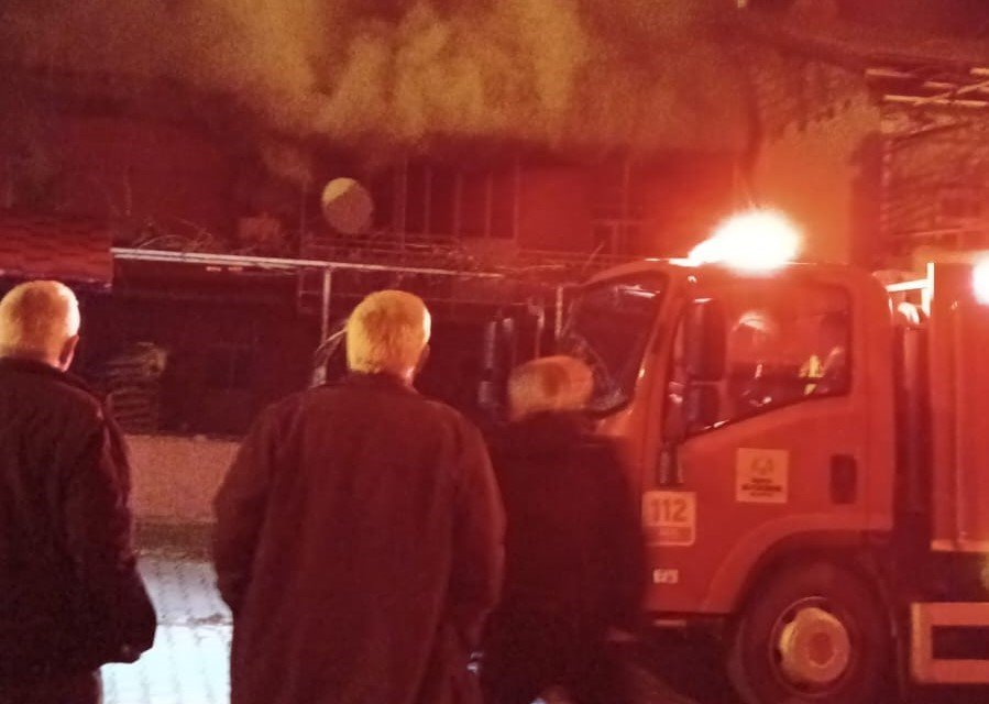 Beyşehir’de Korkutan Ev Yangını