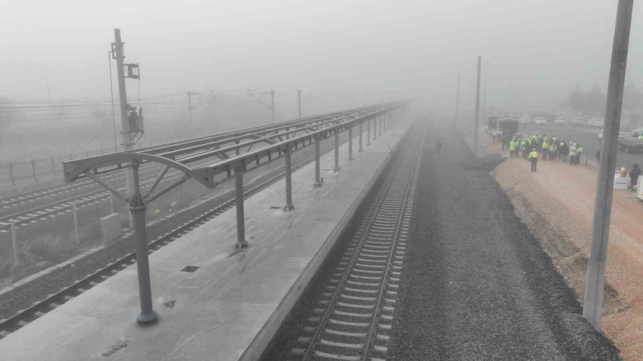 Konyaray Banliyö Hattı’nda Ray Birleştirme Kaynak Programı Yapıldı