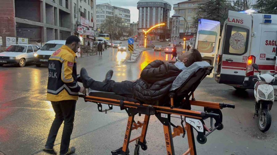 Otomobilin Çarpıp Kaçtığı Bisiklet Sürücüsü Yaralandı