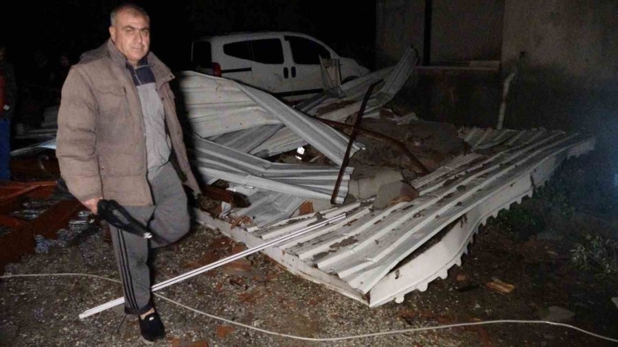Antalya’da Hortum Dehşeti: Evlerin Çatısı Uçtu, Ağaçları Kökünden Söktü, Otomobil Ters Döndü