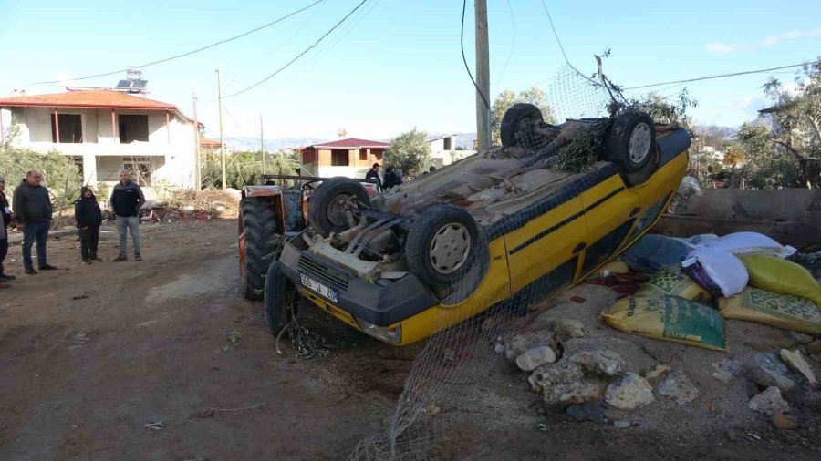 Antalya’daki Hortum Anı Kamerada: Konteynerler Savruldu, Araç Gitmekte Zorlandı