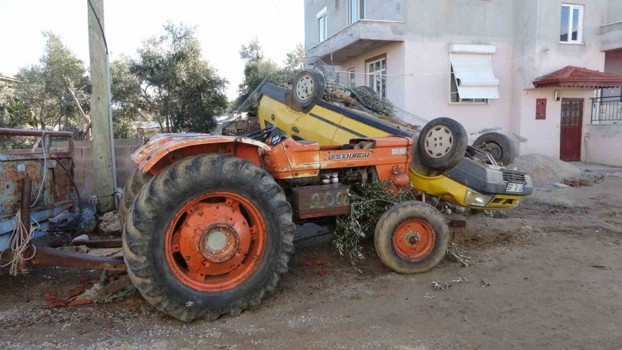 Antalya’daki Hortum Anı Kamerada: Konteynerler Savruldu, Araç Gitmekte Zorlandı