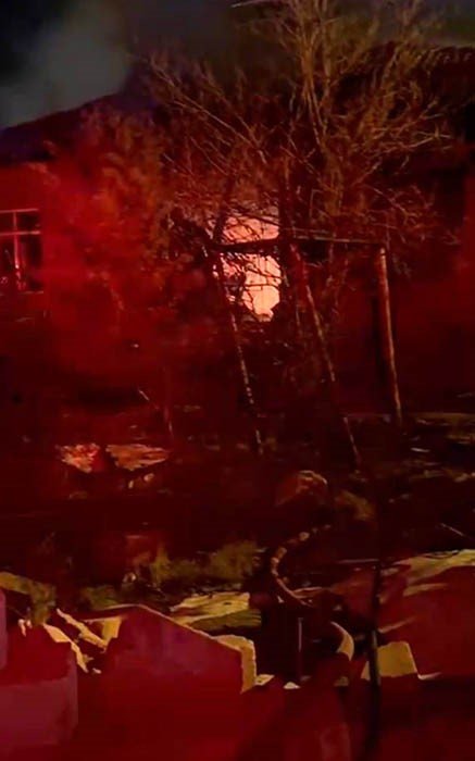 Karapınar’da Boş Evde Çıkan Yangın Korkuttu