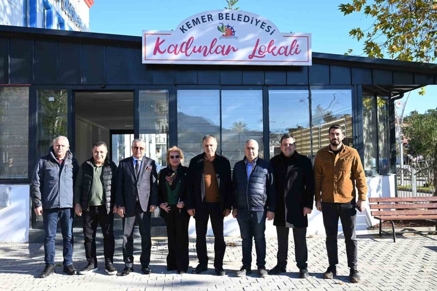 Kemer Belediyesi Kadınlar Lokali Açılıyor