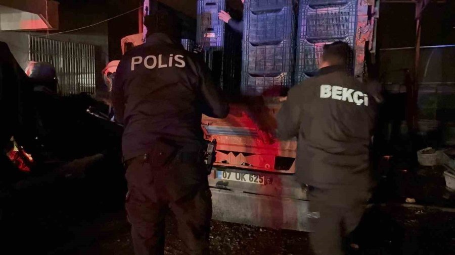 Park Halindeyken Yanan Kamyonet Kullanılamaz Hale Geldi