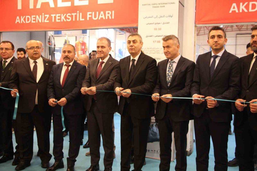 Mersin’de Tekstil Sektörü Akdeniz Tekstil Fuarı’nda Buluştu