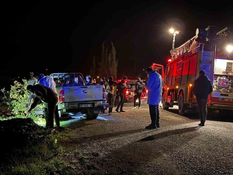 Antalya’da Araç İçinde Yanmış Ceset Olayında 4 Gözaltı